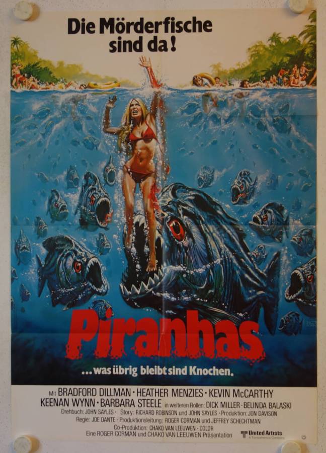Piranha original release german movie poster